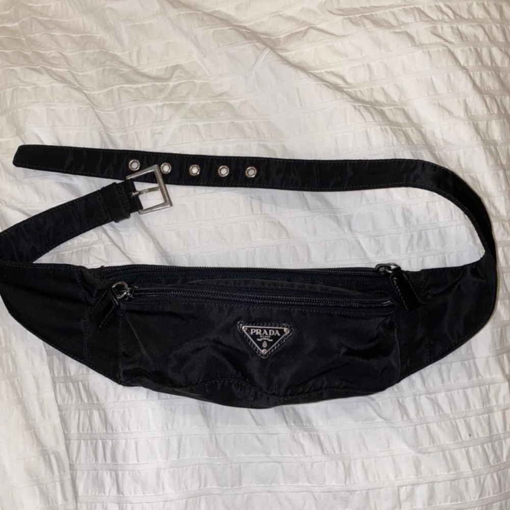 Black Prada Fanny pack vintage